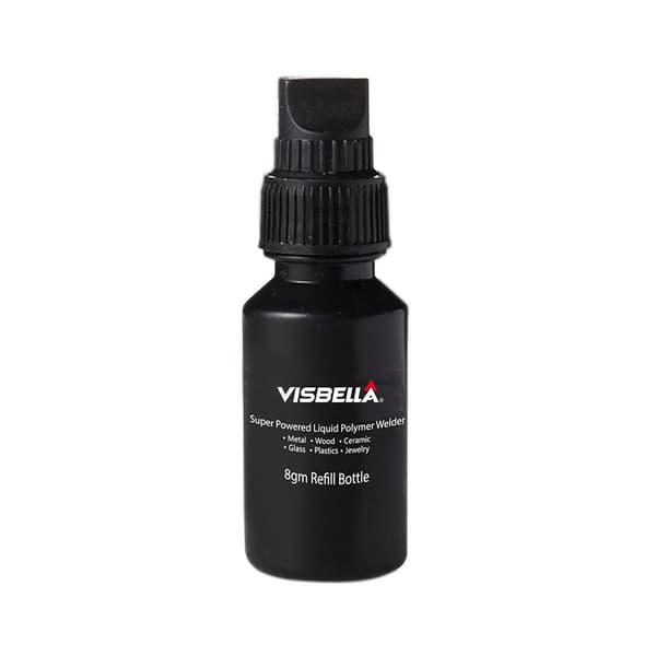 5 sekunders UV-lim + extra refill, Flytande plast, härdar bli...
