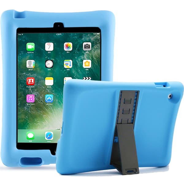 Barnfodral i silikon för iPad 2/3/4, blå blå