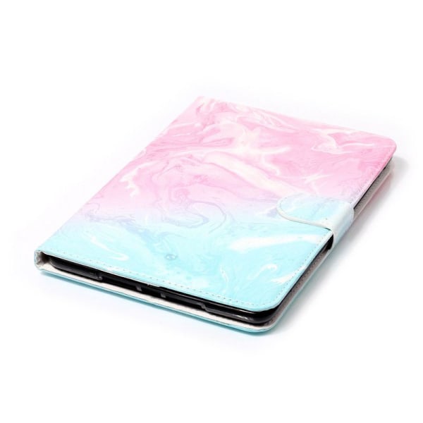 Läderfodral med kortplats, iPad Mini/2/3, rosa/blå
