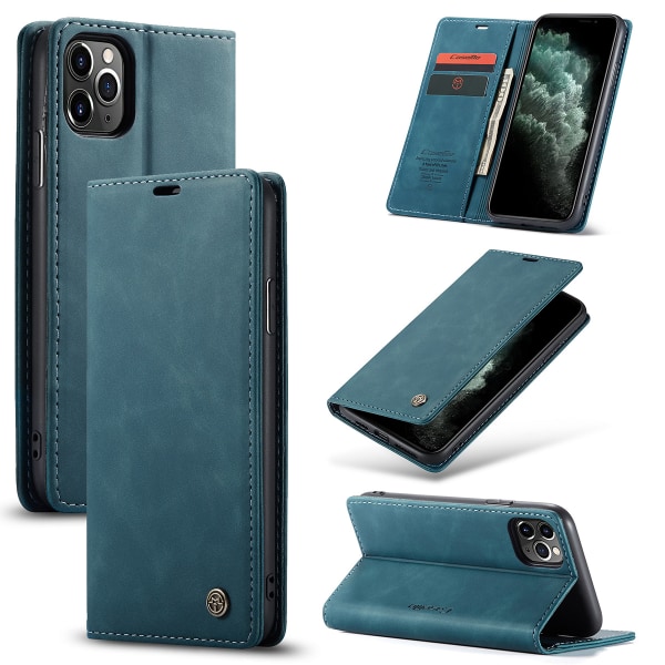 CaseMe plånboksfodral till iPhone 11 Pro, blå blå