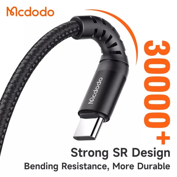 McDodo CA-2271 USB-C-kabel, QC4.0, 3A, 1m, svart