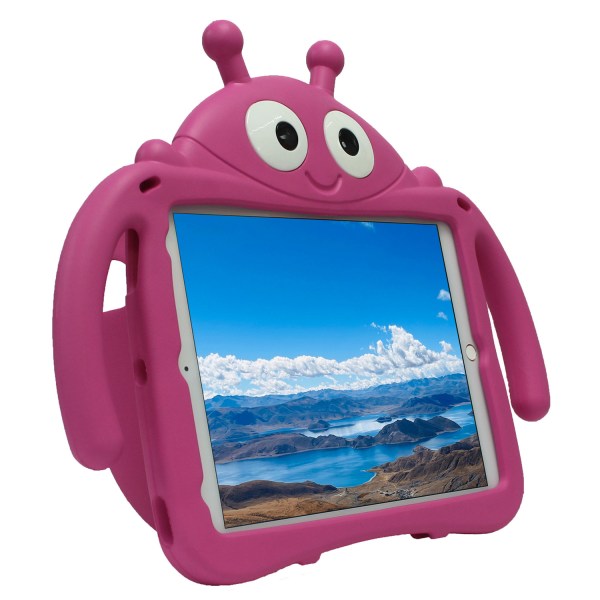 Nyckelpiga barnfodral, iPad 10.2 / Pro 10.5 / Air 3, rosa rosa