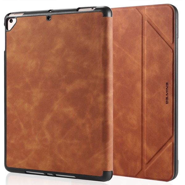 DG.MING Retro Style fodral till iPad Air/Air2 och iPad 9.7, brun brun