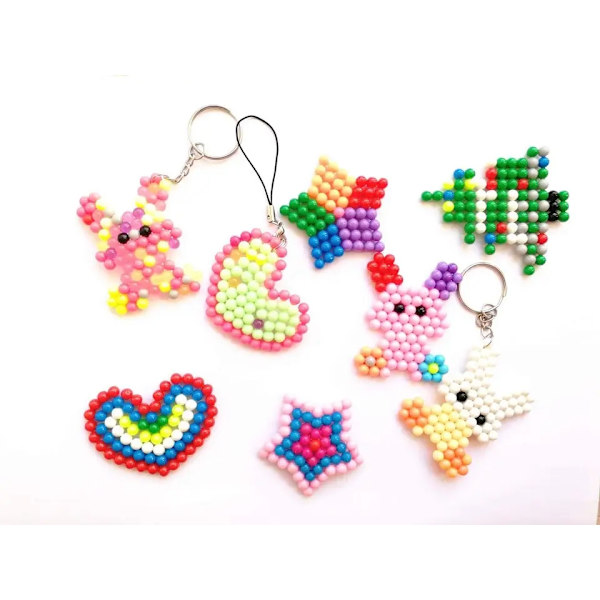 Påfyllandskit med Waterbeads i 24 färger, Crystal, 3000st