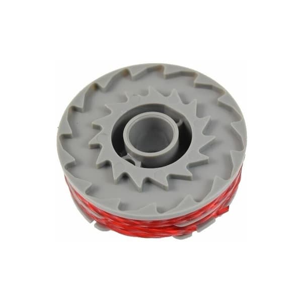 4 x Trimmer Strimmer Spool & Line Dobbelt Autofeed Kompatibel med Flymo FLY021 Black