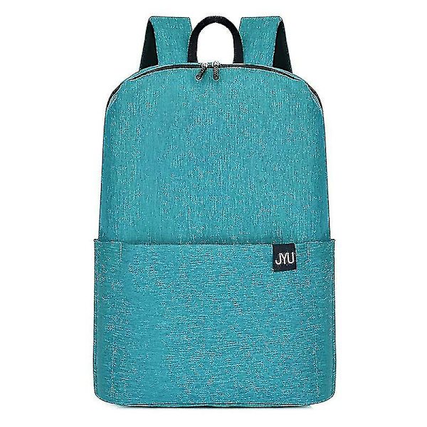 Casual Kvinnor Män Vattentät ryggsäck Bärbar Reseskola Laptopväskor Studentryggsäck Flerfärgad Kvinnlig dragkedja Ryggsäckar Light Blue