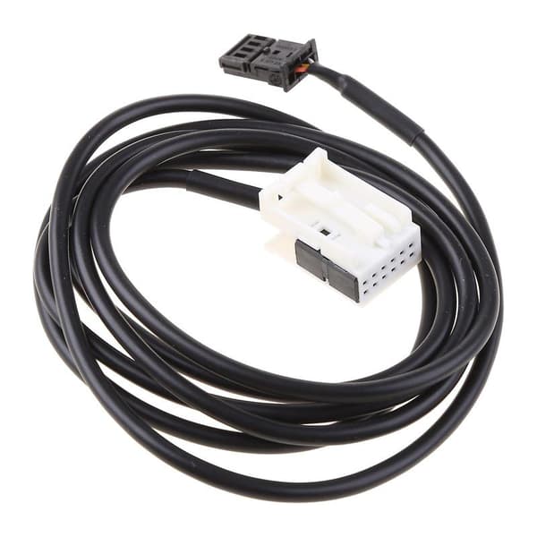 För E60 E61 E63 E64 E87 E90 E70 F25 Aux Usb Auton Pistorasia Kytkin Audio + Kaapeli
