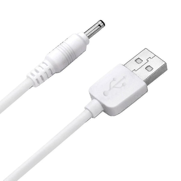 Usb til DC 3.5v udskiftning af ladekabel til Foreo Luna/luna 2/mini/mini 2/go/luxe ansigtsrens Usb-opladerledning 100cm_fs Ivory