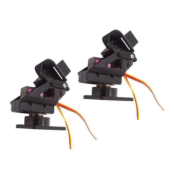 4x Pt Pan Tilt Servo Camera Mount Platform Anti-vibration For Fpv Package