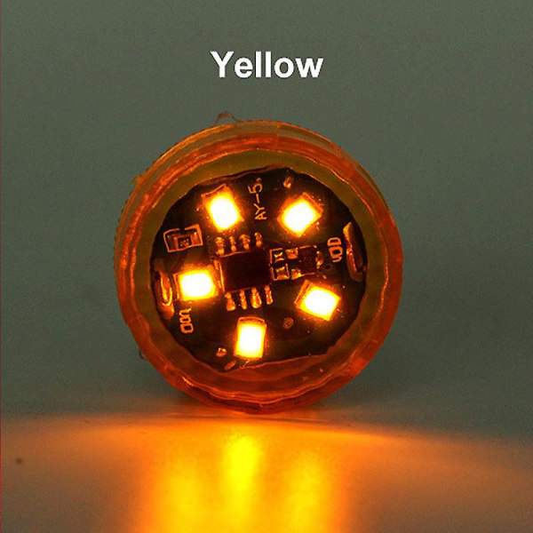 Bildør LED åpnet varsellys Antikollisjonsblitslampe Magnetisk sensor Strobe blinkende alarmlys Biltilbehør 4 stk - Signallampe Yellow