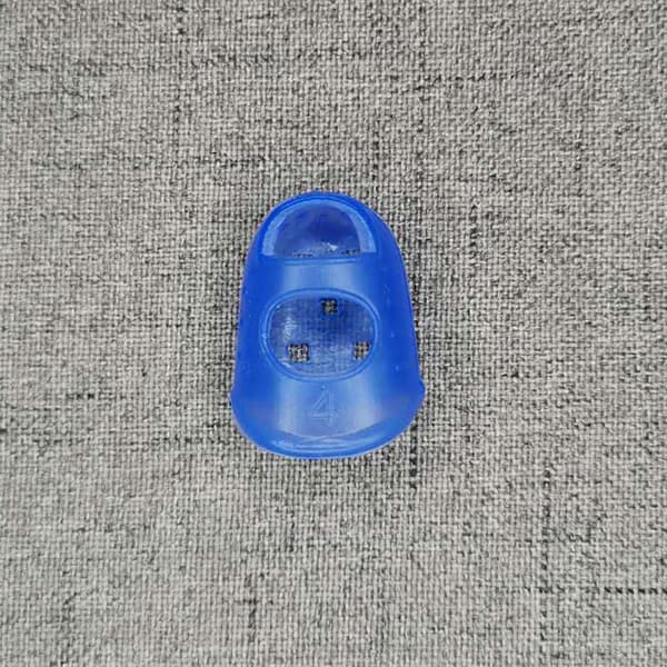 Fargerike silikonfingerbøl for gitarspill Svart
