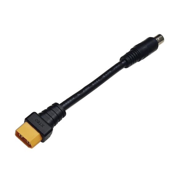 XT60 han til DC8020 han strømadapterkabel til solpaneler og bærbare generatorer 14AWG 15cm Multicolor