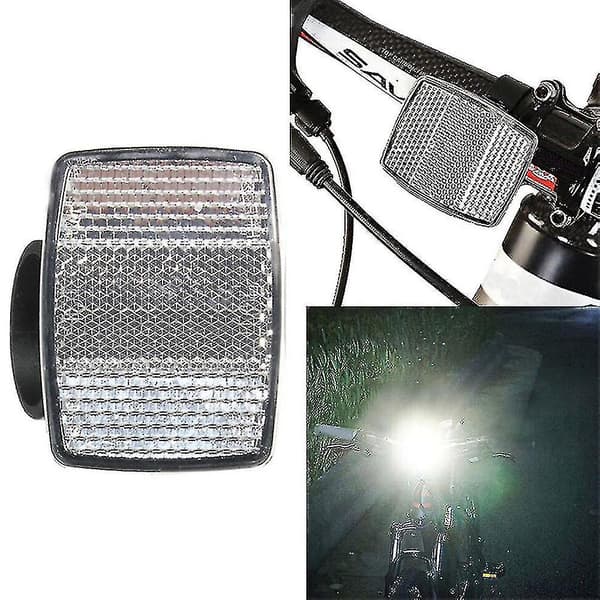 Styrfäste Säker Reflex Cykel Fram Bak Varning Röd