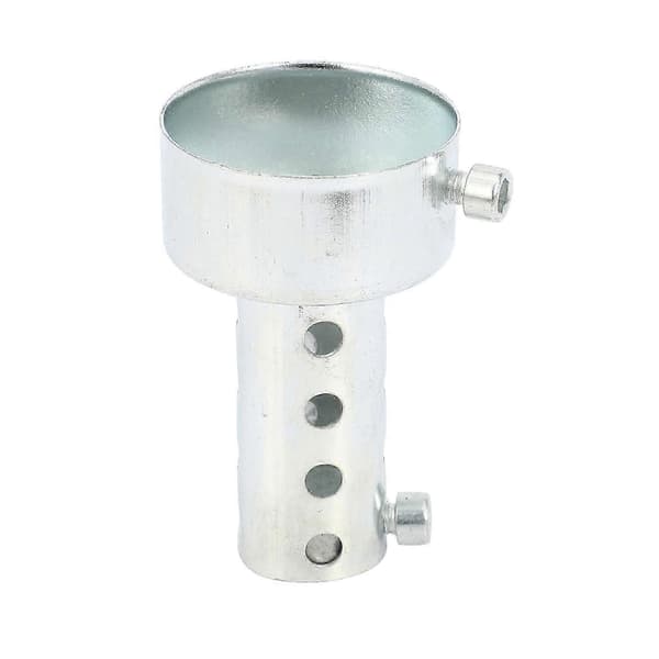 2X Sølv Motorcykel Udstødning Lyddæmper Indsats Baffle DB Killer Lyddæmper 48mm x 80mm