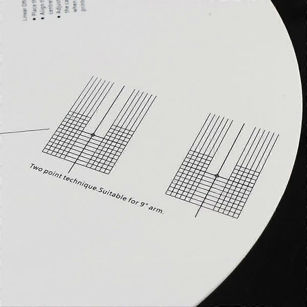 LP Vinylplade Pickup Kalibreringsplade til Pladespillerjustering