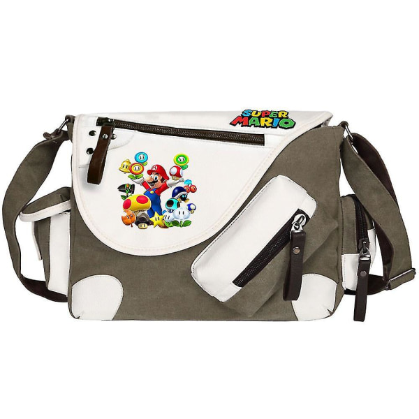 Mario Handbag Skulderveske - Motemønstret Messenger Bag For Dame 4