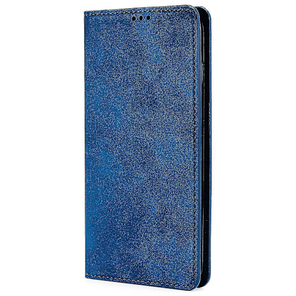 Oppo A57s 4g / A57e 4g / A57 4g Magneettinen automaattisesti imeytyvä anti-scratch phone case jalusta Pu nahka Blue