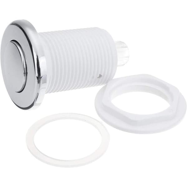 Trykknappbryter, søppelbryter, luftbrytersett for badekar/spa, søppelbryter - 32 mm Black