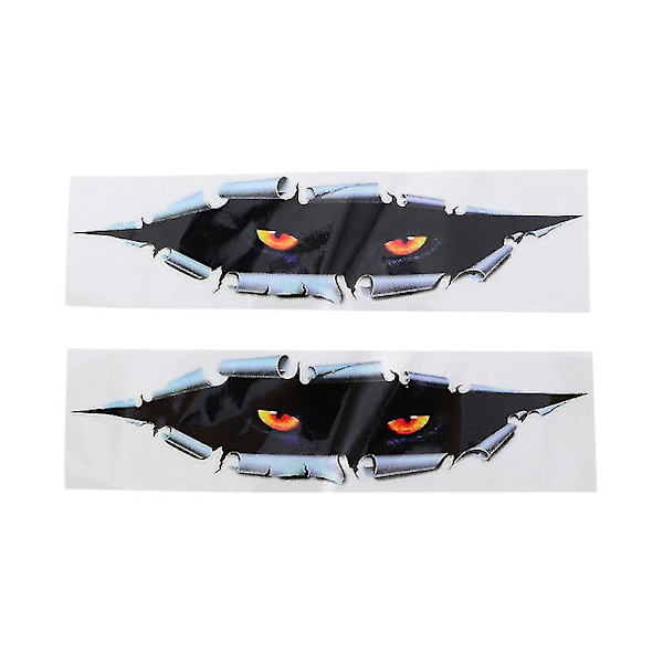 2 stk. 3D Øje Bilmærkat