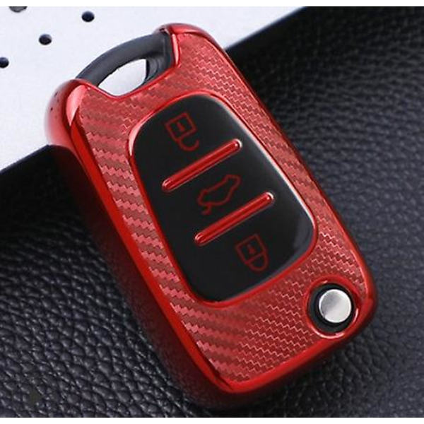 Tpu auton case Kia Sportage Rio3 Soul Optima Ceed Pro K5 K2 Pride Hyundai I20 I30 Ix20 Ix35 Elantra Accent Shell Cover| case autolle| red