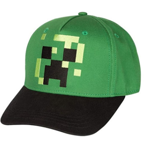 Minecraft Snapback baseballhat Mænd Kvinder Bomuldsbaseballkasket Åndbar solhat E