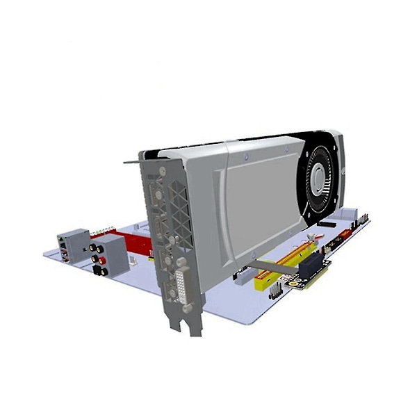 Pcie X1 Riser Kabel Dual Right Pcie 3.0 X1 Til X1 forlængerkabel 8gbps Pci 1x Riser Card Ribbon Ext