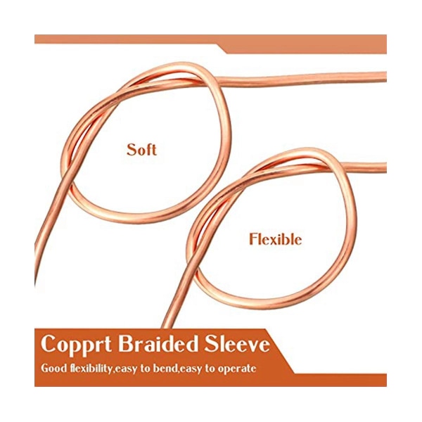 Bare Dead Soft Copper Wire Dead Soft Copper Wire for smykkefremstilling, 1 pund spole (16 Gauge, 0,051i As Shown