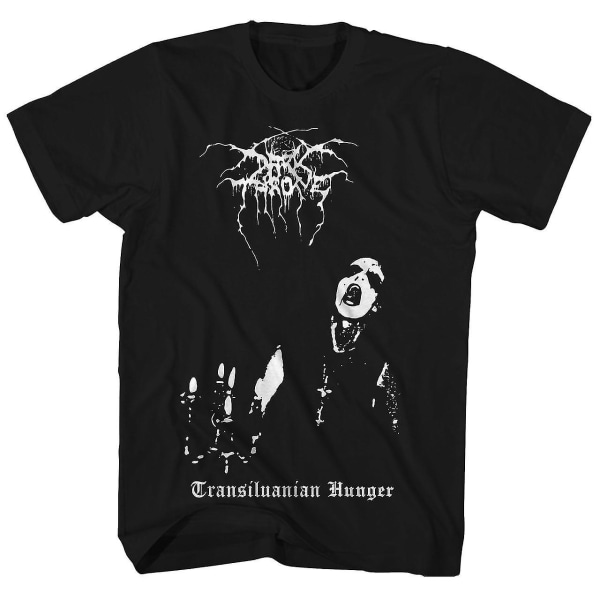 Darkthrone Dark Throne T-shirt Transilvanian Hunger Album Art Dark Throne-skjorte M