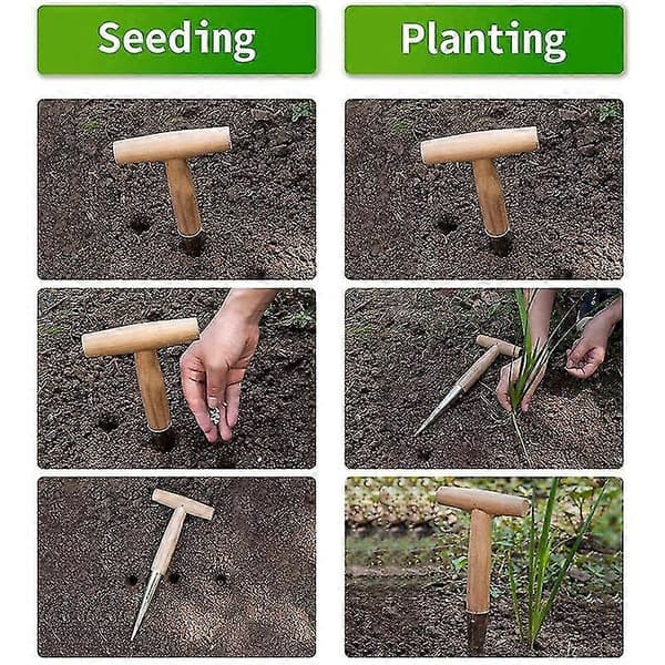 Hageperforator Håndpæreplanter Frøplanter med stålpigg