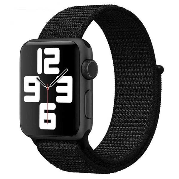 Apple Watch 42/44/45/49 Nylonrem Sport Loop Velcro Sort