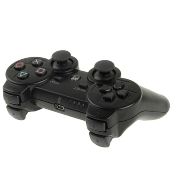 2-pak - Trådløs controller til PS3 - Kompatibel - Sort