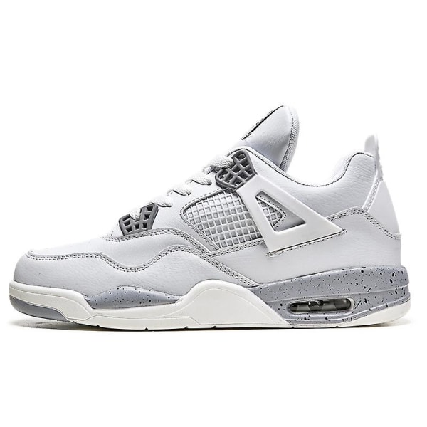 Herre sneakers åndbare løbesko Mode damesportssko 02 WhiteGray 39