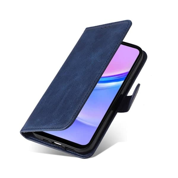 Samsung A17 PU-läder plånboksfodral – Multi-kort flipskydd kompatibelt med A17/A16/A26 5G Blå