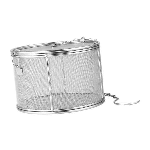 Tekule-infuser i netting, krydderkurv, tekrydder-infuser i rustfritt stål med finmasket netting Diameter 16cm