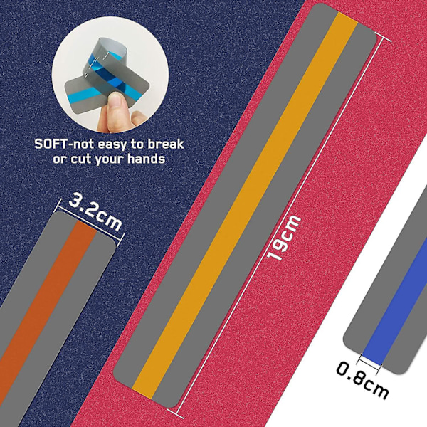 Lydfuld ordblindhed Guidet læselineal, farvede højlys læsestrimler, for læreren at vejlede