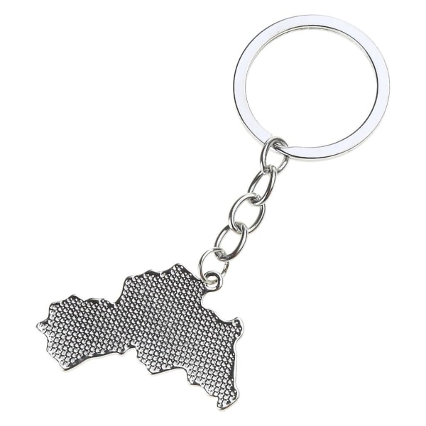 Unisex Kurdistan kort flag vedhæng halskæde til kvinder mænd choker nøglering gave D