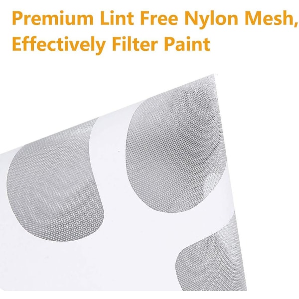 Paint Filter Paper Rensende Strain Cup Tragt Engangs 100 Mesh Maling Filt Mesh Konisk Nylon Micron Paper 10/20/30 stk - Transmissionsfiltre 10Pcs