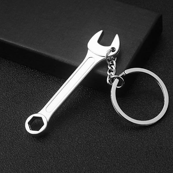 Bilnøkkelringer Bærbar Mini Utendørs Kombinasjonsverktøy Utility Lommelås Linjal Hammernøkkel Tang Spade Biltilbehør| | 2