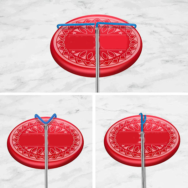 Teleskopisk discgolfplockare med 3 krokar, utdragbar discgolftillbehör verktyg förlängningsbar gripare 1.