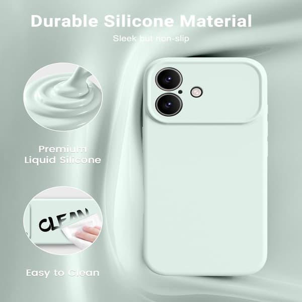 Silikondeksel for iPhone 17 | Fallbeskyttelse i militærklasse