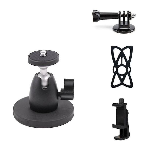 Adapterstativ för kamera magnetfäste 360 ​​graders rotationsfäste för Gopro-insta360 Bundle 2 66mm