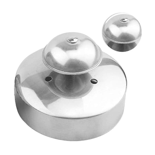 Sandwichkutter, 3,5 tommer rund sandwichkutter i rustfritt stål, sandwichdecruster Silver