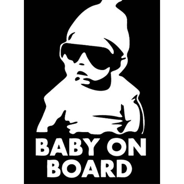 2st Baby On Board Dekal Säkerhetsvarningsskylt för bildekaler Utmärkt