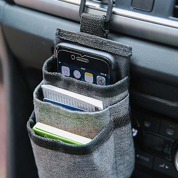 Bil Opbevaring Organizer Box Oxford Taske Hængende Holder Udløb Vent Opbevaring Oprydning I Auto Telefon Lomme Spand Taske Biltilbehør| |