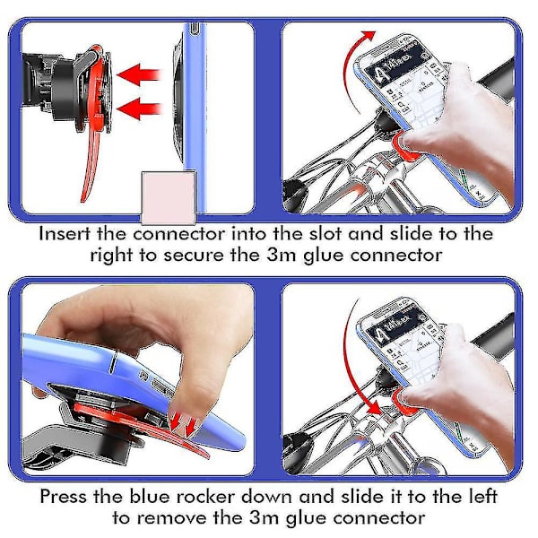 Quad-lock Out Front Cykel Cykel Twist Mountain Cradle Telefonholder enhedssæt