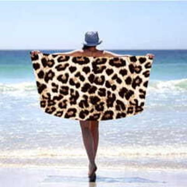 LEOPARD BADEHÅNDKLÆDE 180x90 ME101601416