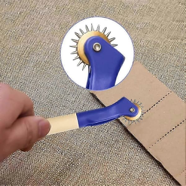Pounce Wheel Paper Perforator Tool Perforation Point Spacer Cutter-Good