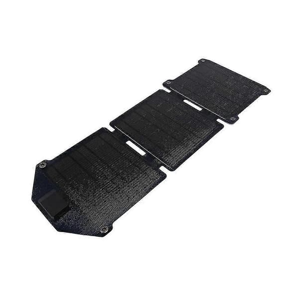 15w Solpanel Vikväska Utomhus Solcellsladdningsväska USB-utgång Solladdare för Camping Utomhus