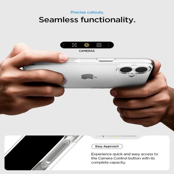 Cover til iPhone 17, [Ingen Magnetisk Ring] - Krystalklar