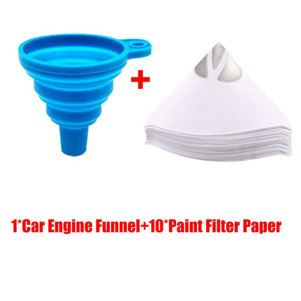 10/20/30 stk Maling Filter Papir Fin Si Micron Si Filter Nylon Møbler Maskiner Mesh Net Med Bil Motor Tragt| | Set 1